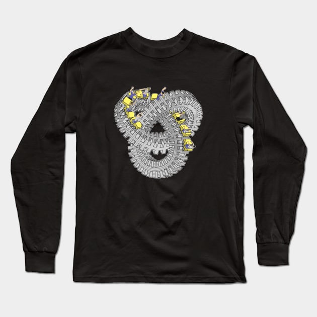 Roller Knot Long Sleeve T-Shirt by zomboy